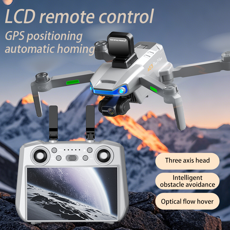 AE3 PRO Max NEW LCD SC GPS Dro – Drone Gimbal Brushless recenzja i cena