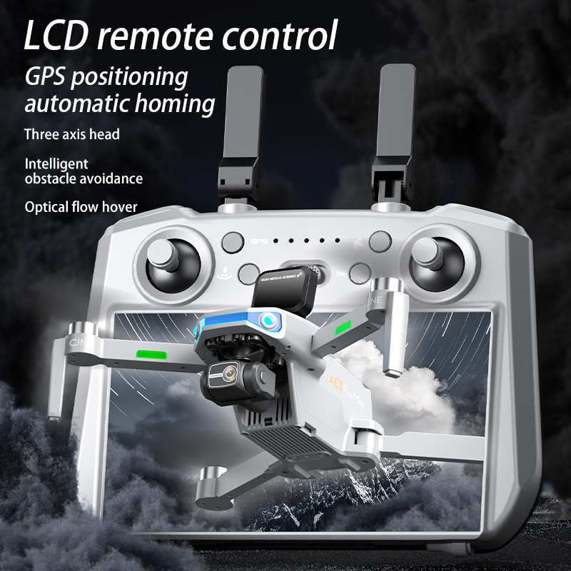 AE3 PRO Max NEW LCD SC GPS Dro – Drone Gimbal Brushless recenzja i cena