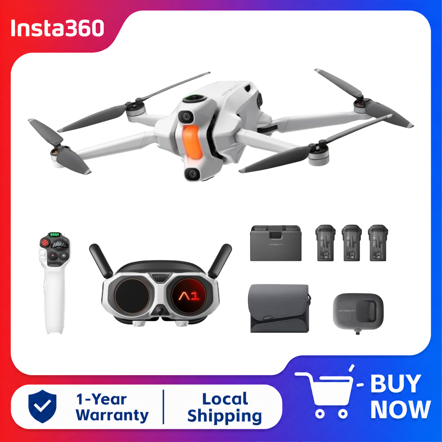 Insta360 Antigravity A1 Explor – Drone Gimbal For Insta360 recenzja i cena