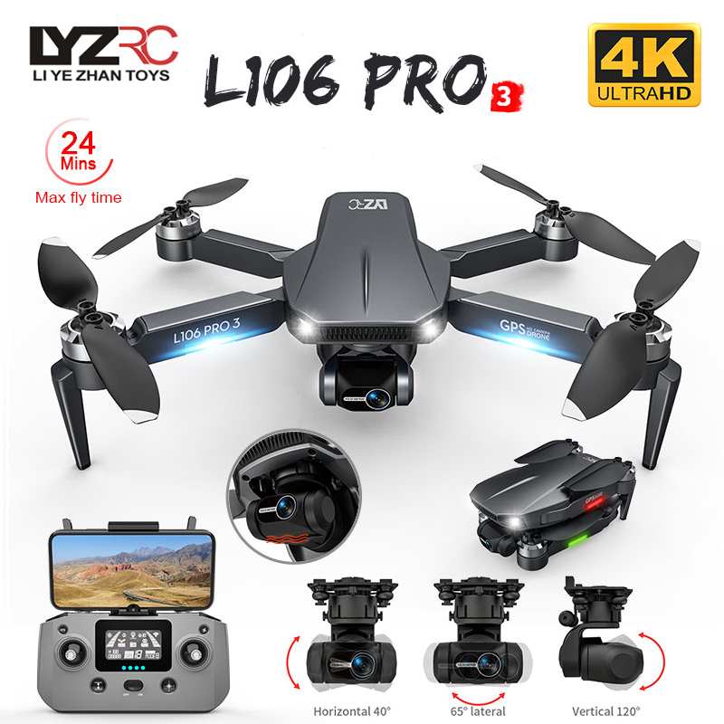 L106 Pro 3 Drone 5G WIFI FPV S – Drone Gimbal Brushless recenzja i cena